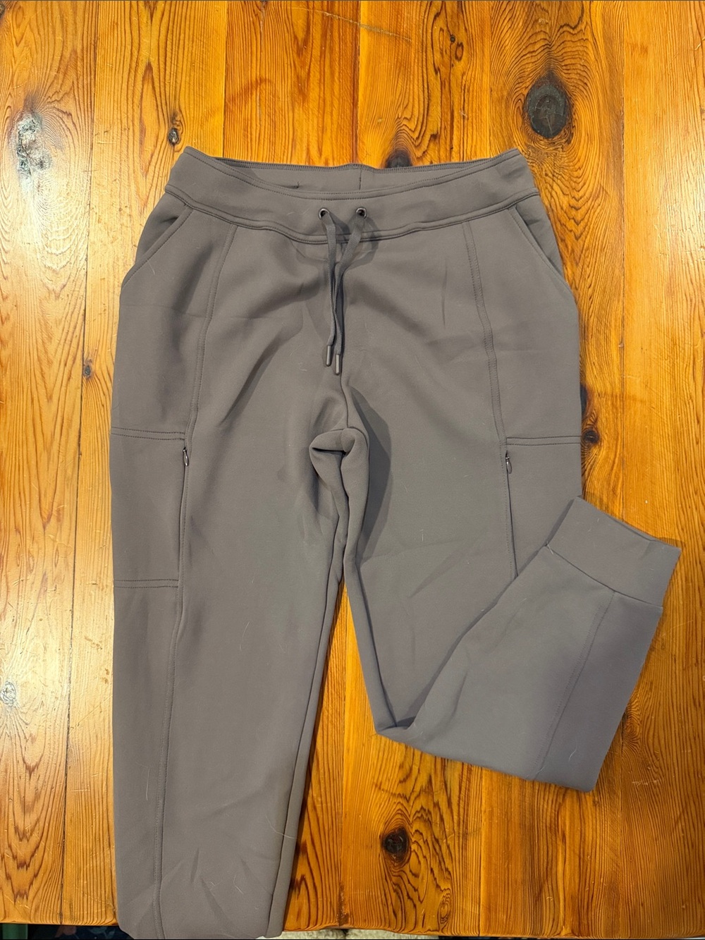 32 Degrees Brown Drawstring Tech Joggers
